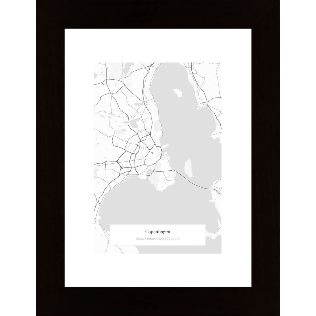 Copenhagen (Mapa Personalizable) Poster