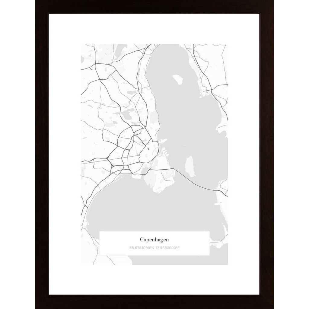 Copenhagen (Mapa Personalizable) Poster