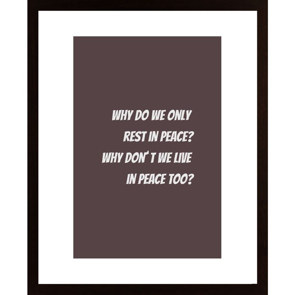 Live In Peace Poster