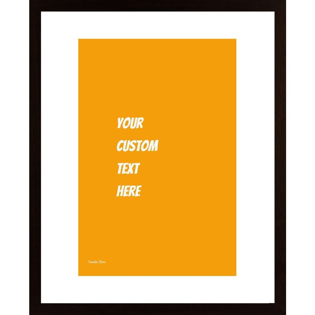Custom Text Affiche