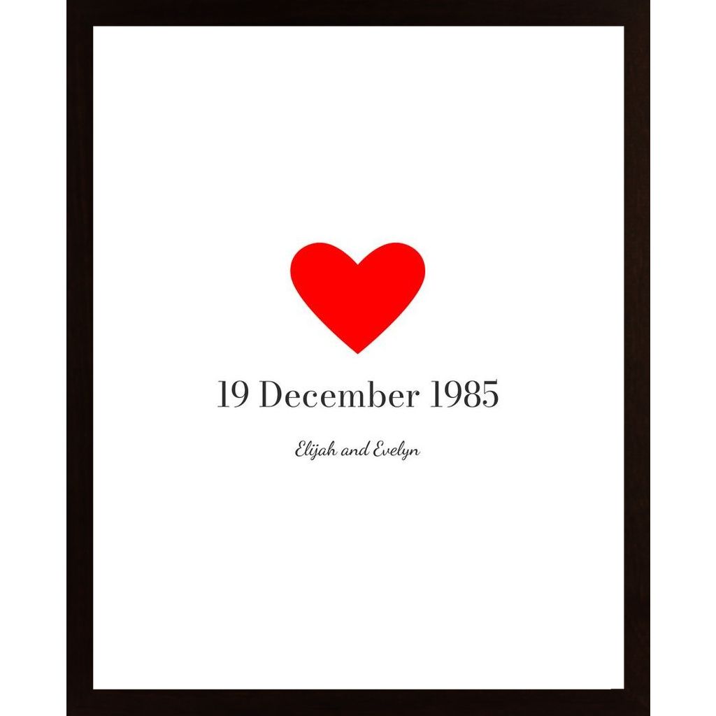 Heart And Love Plakát