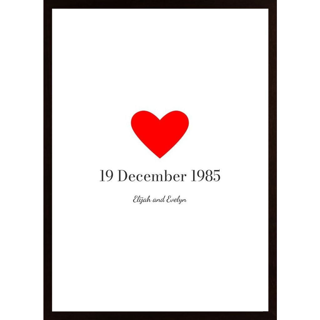 Heart And Love Plakát