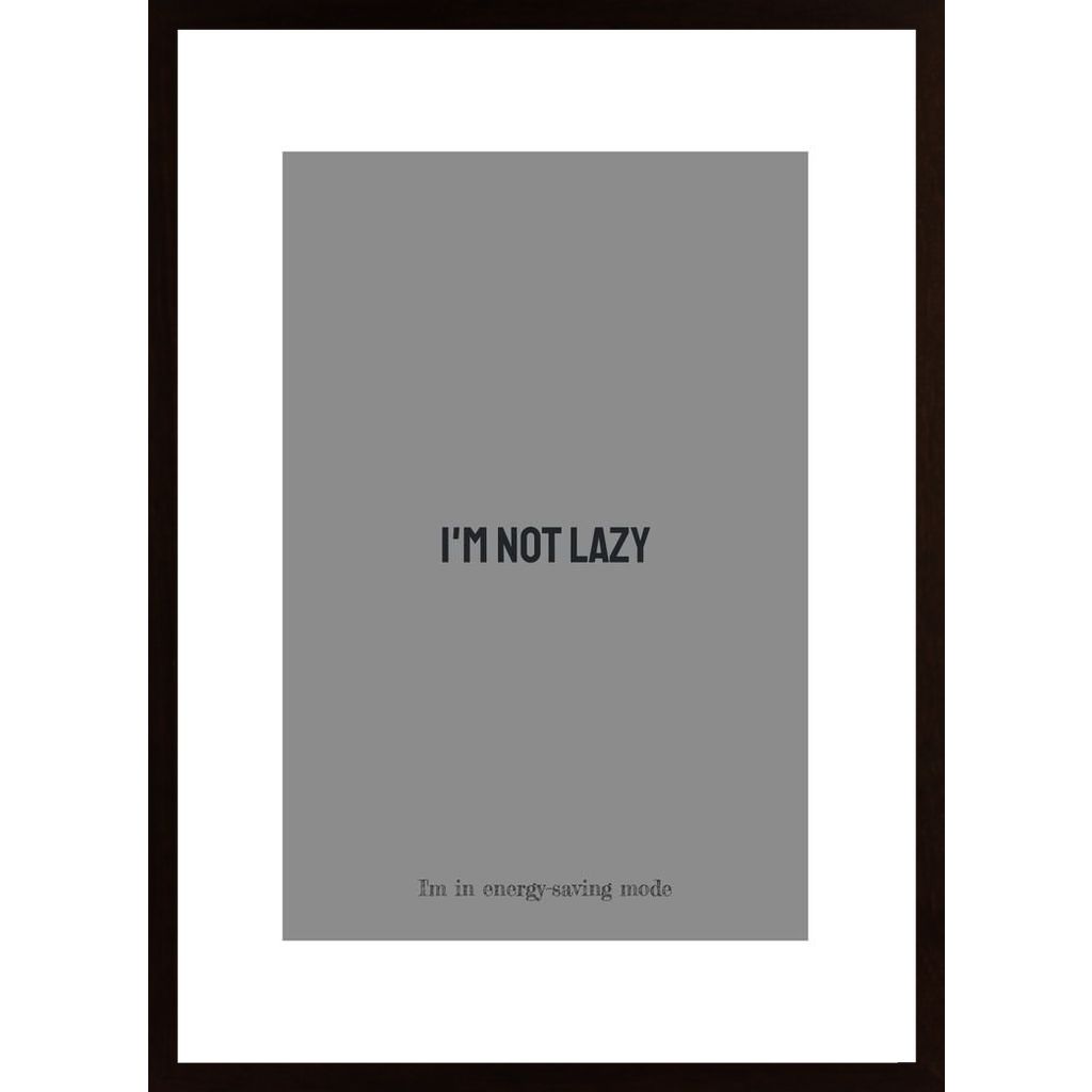 I'M Not Lazy Plakát
